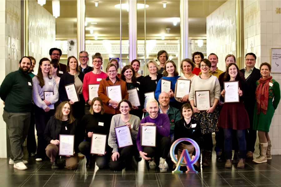 Zertifikatsverleihung der 9. Generatzion der Bund-Runde, in der Oper Leipzig